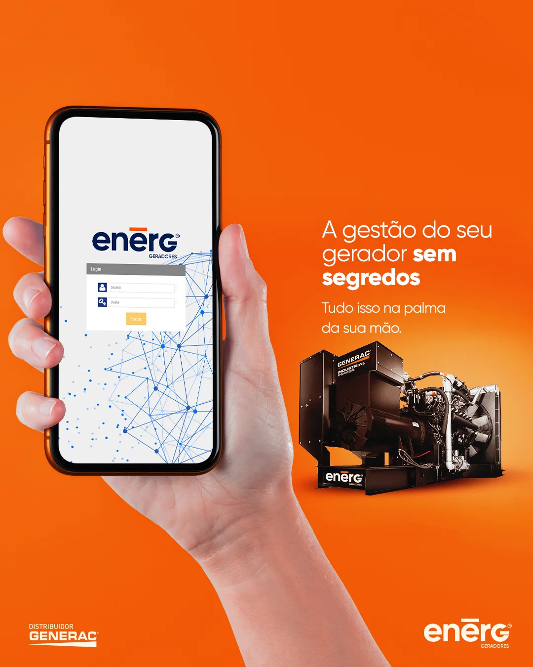 Energ Geradores | Direção de arte e manipulação de imagem para redes sociais · peça 7