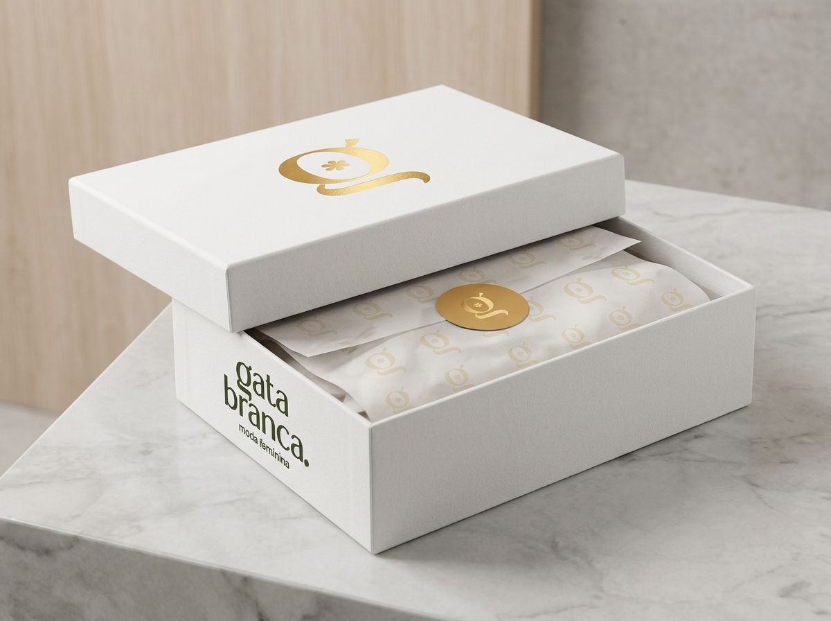 Identidade Gata Branca | Manual de marca para moda feminina · peça 1