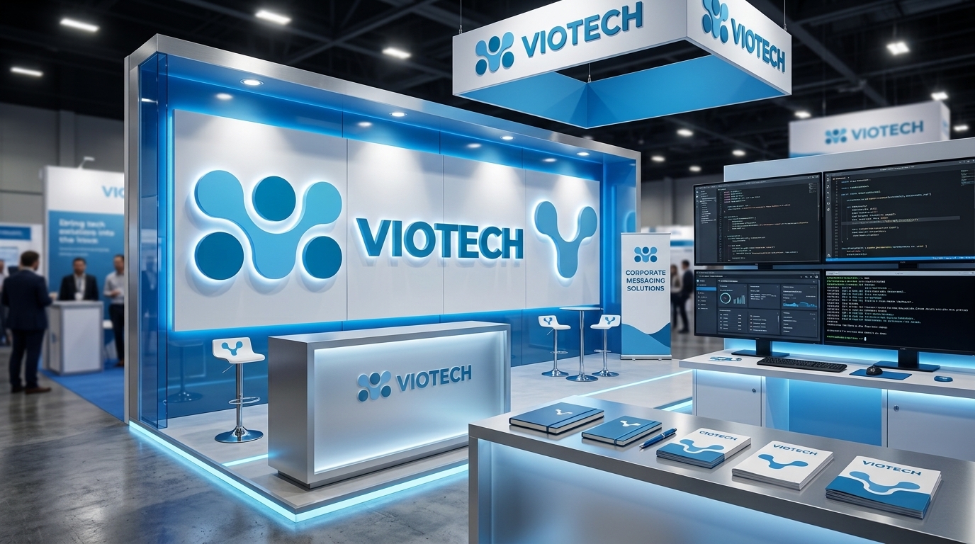 Identidade Viotech | Branding e sistema visual · peça 9
